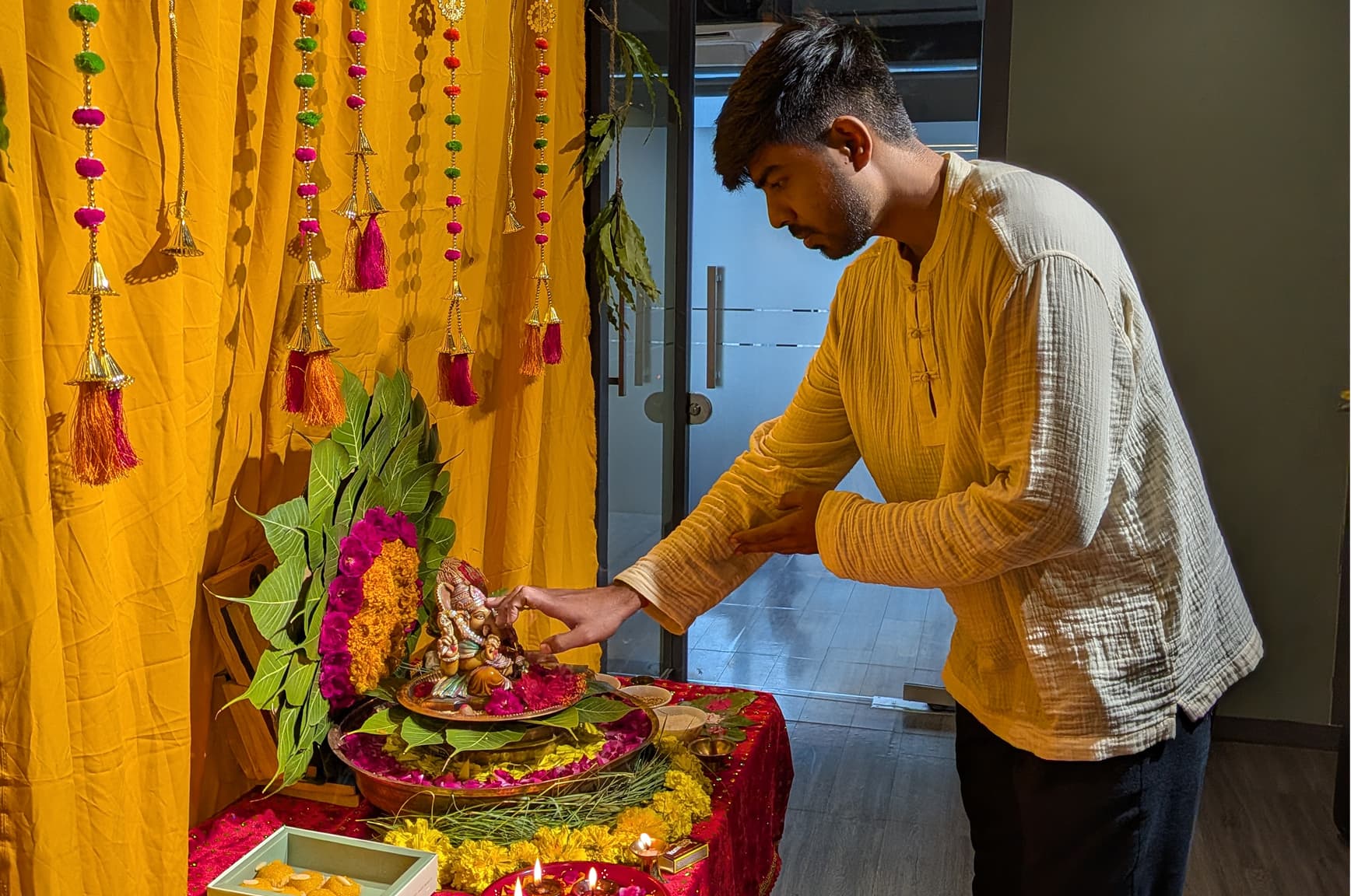 Ganesh Puja at the Office